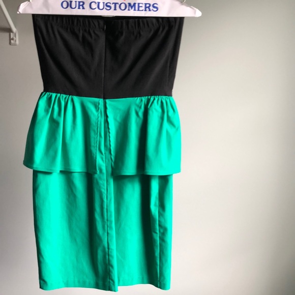 Lulus Peplum Cocktail Dress (EUC) — M - Picture 2 of 3